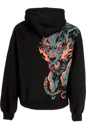 DOLLY NOIRE Sweat a capuche Cu-sith pour hommes noir