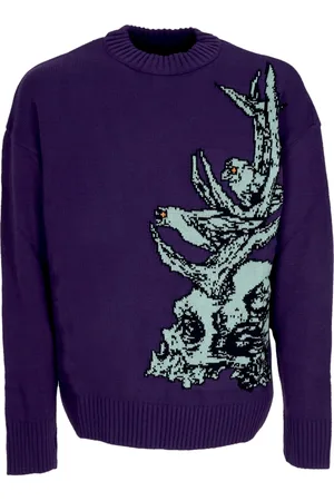 DOLLY NOIRE Druid Skull Sweater Pull homme