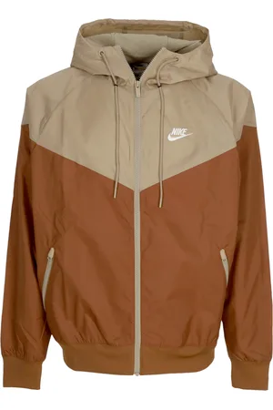 Nike Coupe-Vent Homme Sportswear Tisse Double Windrunner Veste A Capuche Lt British Tan/kaki/voile