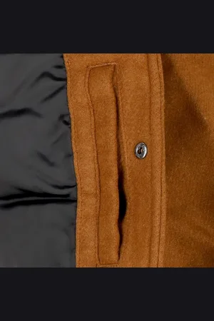 Carhartt Veste de travail universitaire Bomber College pour hommes Deep H marron