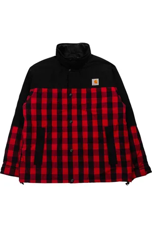 JUNYA WATANABE Veste x Carhartt pour homme en noir/rouge