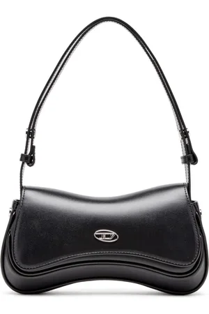 Diesel Sac bandouliere en cuir semi-brillant