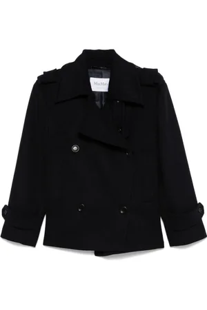 Max Mara Trench sur manteau en laine et cachemire