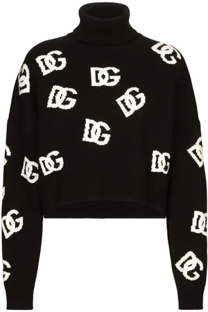 Dolce & Gabbana Mesh haut cou partout DG