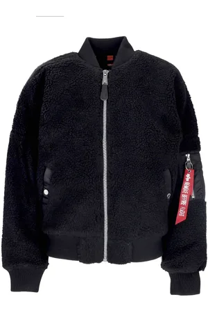 Alpha Industries Teddy Bear Femme Ma-1 Vf Teddy Wmn Noir