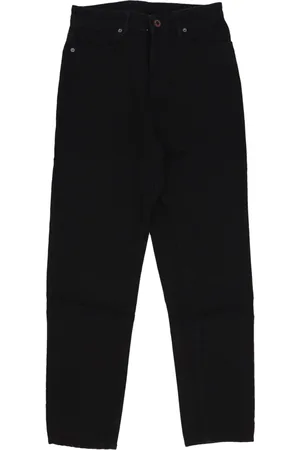 Vision Of Super Jeans Man Crâne imprime Denim noir