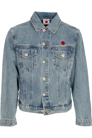ICECREAM Veste Homme Jeans Check Lined Denim Trucker Veste