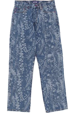 Octopus Jeans Man Ray Loose Denim Bleu clair