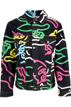 ICECREAM Jeans homme Running Dog Veste denim Noir/multiple