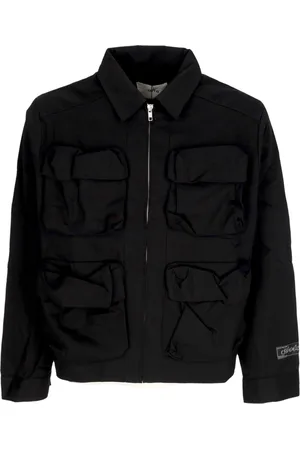 ARTE Veste Homme 3d Poches Nylon Veste Noir