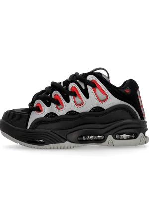 Osiris Chaussures Patinage Hommes D3 2001 Noir/Lt Gris/rouge