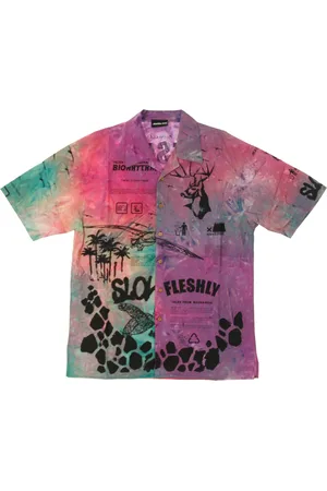MAUNA KEA Chemise a manches courtes multicolore pour hommes Chemise multicolore Poster
