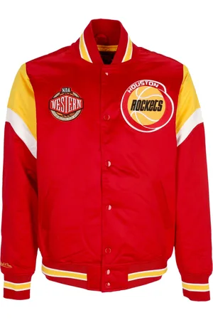 Mitchell & Ness Blouson Bomber Homme NBA Heavyweight Satin Jacket Houroc