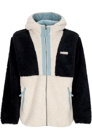 Columbia Sweat a capuche Sherpa Backbowl pour hommes, noir/pierre foncee
