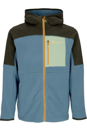 COTOPAXI Veste polaire pour homme Abrazo Fleece Hoodie Veste entierement zippee Woods/bleu epicea