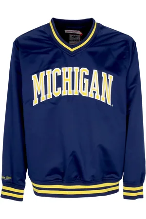 Mitchell & Ness Veste en satin a enfiler NCAA Sideline pour hommes Micwol
