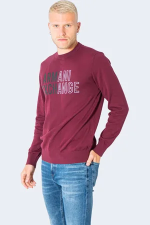 Armani Exchange Chemises bordeaux