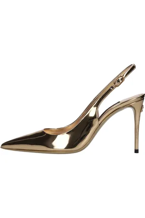 Dolce & Gabbana Chaussures avec talon en or