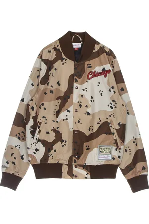 Mitchell & Ness Blouson Bomber Homme Nba Camo Veste Reflechissante Chibul Camo/Couleurs Originales De L