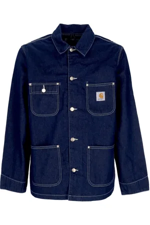 Carhartt Og Chore Coat Veste en jean pour homme Bleu One Wash