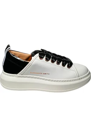 Alexander Smith Chaussures pour femmes Wembley Femme-Blanc Noir