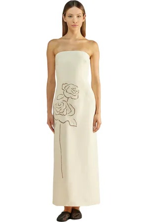 LIVIANA CONTI Robe de femme roses perforees