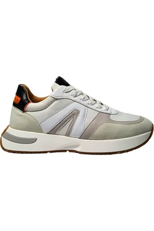 Alexander Smith Chaussures pour hommes Hyde Homme-Blanc Noir Orange
