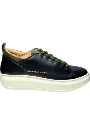 Alexander Smith Chaussures pour hommes Wembley Homme-Noir Militaire