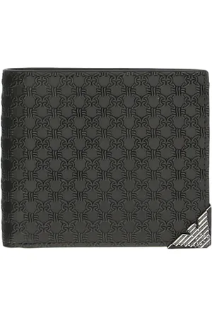 Emporio Armani Homme Portefeuille en cuir homme Y4R167YQ82X-80001 Noir