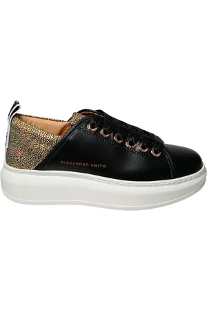 Alexander Smith Chaussures pour femmes Wembley Femme-Or noir