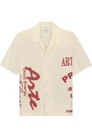 Arte Antwerp Chemise Chemise imprime rouge