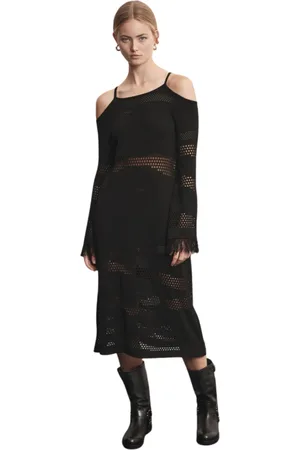 AKEP Robe de femme effet zebre