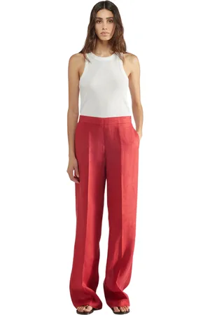 LIVIANA CONTI Pantalons pour femmes bouton manquant