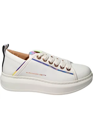 Alexander Smith Chaussures pour femmes Wembley Femme-Blanc Iride Peche
