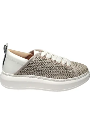 Alexander Smith Chaussures pour femmes Wembley Femme-Grey White