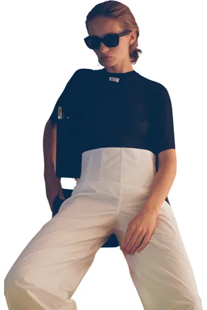 ERIKA CAVALLINI Pantalons pour femmes vie avec des bâtons