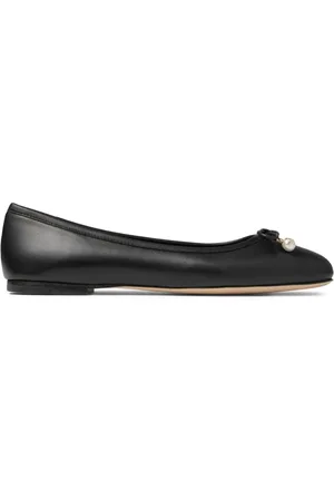 Jimmy Choo Chaussure basse en tassel noir avec perles