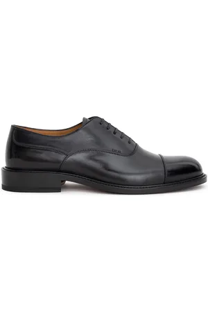 Dior Oxford Mocassin Corde en cuir noir