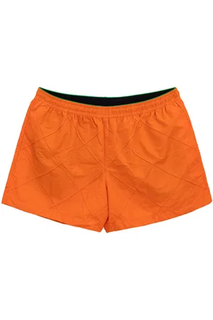 Bottega Veneta Boxer Mer avec Motivo Intreccio en Orange