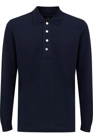 Dunhill Polo en cachemire melange en manches longues