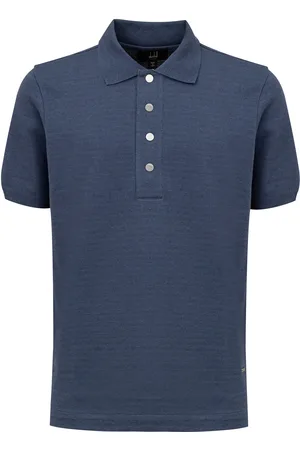 Dunhill Polo bleu en cachemire mixte