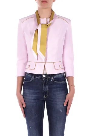 Elisabetta Franchi Vestes Rose Jaune