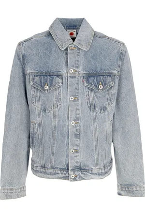 ICECREAM Veste Jeans Running Man Dog Denim Trucker Veste