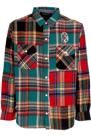 Billionaire Boys Club Chemise manches longues Patchwork Check Shirt