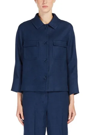 Max Mara Vestes Jean bleu