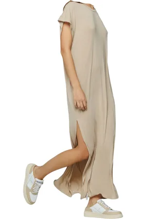 hinnominate Robe longue a moitie manches pour femme tour large