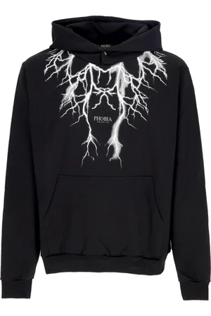 Phobia Leger Hoodie Homme Reflective Lightning Hoodie Noir