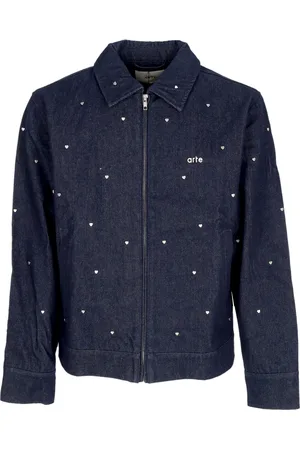 ARTE Veste Jeans Man Heart Denim Marine