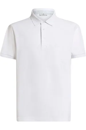 Etro Polo homme - details polo roma imprimes - blanc