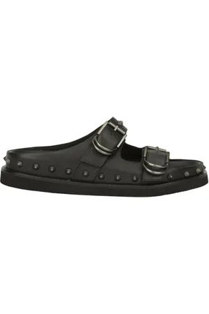 Ash Pantoufles pour femmes - Brasil doux noir - noir